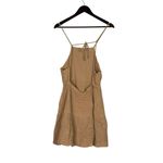 ZARA  Sleeveless Short Tiered Crinkle Cris Cross Spaghetti Straps Mini Dress M Photo 11