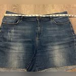 Garnet Hill  Jean Shorts Womens Size 32 Organic Cotton Stretch Denim High Rise Photo 1