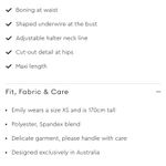 Generation Outcast Clothing Outcast Vida Lace Halter Cut Out Maxi Dress Photo 2