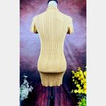 Lita by Ciara Rib Cotton Blend Polo Minidress Iced Coffee M Tan Size M Photo 10