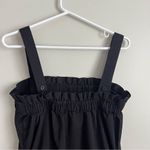 Everlane Paper Bag Dress Black Cotton Mini Pockets Neutral Casual summer Medium Photo 8