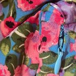 Luna  Multi Color Floral‎ Ruched Dress Size Small Photo 8