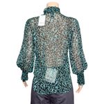 MISA Los Angeles  Candra Top, Teal Shimmer, Small Photo 11