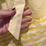 NEW STAUD Kai Striped Poplin Halter Top Yellow Stripped Size 12 Photo 10