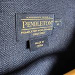 Pendleton CLEARANCE! Blue Aztec Trim Zip-Up Linen Blazer Size MP EUC Photo 4