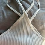 ZARA  White Bandage Open Back Bodysuit Photo 2