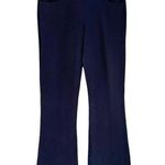 Betabrand  Women’s 7 Pocket Bootcut Dress Pant Yoga Pant Navy Blue Size Medium Photo 4
