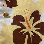 Blackbough  Classic Yellow Polo Exclusive Floral Hawaiian Beach Coverup Shirt | S Photo 6