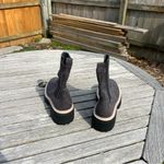 Open Edit Mya Lug Sole Chelsea Women Boots Grey Anthracite Size 11 Photo 6