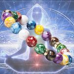 7 Chakra Reiki Beads Beaded Bracelet Multiple Photo 1
