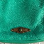 Elliott Lucca Emerald Green Pebbled Leather Crossbody Purse Photo 1