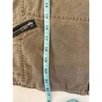 Free People Linen Faux Leather Moto Jacket Zipper Snaps Sz 12 Black Tan Women’s Photo 13