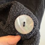 Acorn Oversized Bobble Knit Cardigan Sweater Jacket Black XL Photo 3