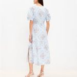 Loft  Tuilerie Balloon Sleeve Pocket Midi Dress Photo 1