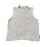Abercrombie & Fitch white knit sleeveless sweater vest size L Photo 10