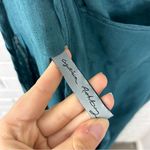 Cynthia Ashby Teal Oversized Baggy Linen Overalls Size M Blue Size M Photo 11