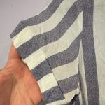 Soft Surroundings  purple and white vertical stripe flowy shirt Photo 1