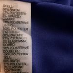 $336 NWT Shani Womens Cocktail Dress Sz 14 Blue Faux Leather Waist Office Chic Photo 9