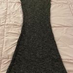 Max Studio cap sleeves cowl neck ribbed brown midi sweater dress, size XS spring Photo 4