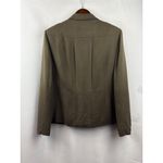 Jones New York Women’s Size 12 Olive Green Skirt & Blazer 100% Silk Set Photo 3