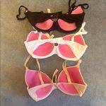 PINK - Victoria's Secret  Size 32D Set of 3 Wear Everywhere Lined T-Shirt Bra Photo 2