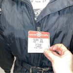 Funky 80’s 🎿 Vintage Tyrolia black puffy ski jacket belted pockets snow winter Size 10 Photo 10