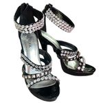Paprika  dazzling rhinestone stilettos Photo 6