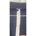 Lululemon Navy Blue Ribbed Open Cardigan Cozy Lounge Athleisure Women’s Size 4 Photo 7