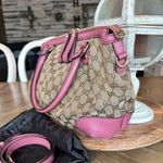 Gucci Sukey Beige and Pink Shoulder Bag Photo 2