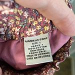 Vanilla Star Jeans VANILLA STAR NWT Double Tier Pleated‎ Floral Skirt Size Large Photo 8