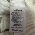 Aritzia Wilfred White Ribbed Knit Sleeveless Square Neck Casual Crop Tank Top XS Photo 3