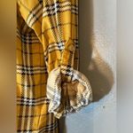 Eye Candy yellow plaid button up blouse Photo 3