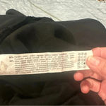 ZARA Womens Wide Leg Dress Pants BlackElastic Waist Medium Size Photo 7