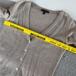 Banana Republic Taupe Beige Cashmere Blend V-Neck Pointelle Cardigan Sweater S Photo 9