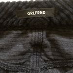 GRLFRND Revolve Helena Straight Leg Corduroy Pants in Midnight Train Photo 6