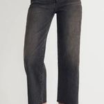 Madewell The Perfect Vintage Wide-Leg Crop Jean In Black Photo 1