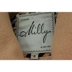 Milly Blazer Womens Double Breasted Collar Gold Buttons Wool 4 Peach Orange Photo 2