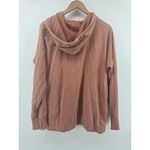 Aerie  Oversized Washed Hoodie Sweatshirt Orange Medium Photo 2