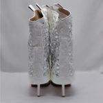 Lauren Lorraine  Hana Rhinestone Cowboy Boots White Western Glam Size 10 Cowgirl Photo 6