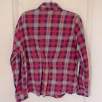 Carhartt Pink Flannel Pintuck Top Large Photo 1
