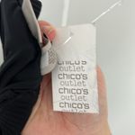 Chico's New  Size 1 (8/Medium) Black Mesh Midi Vivian Tulle Skirt Photo 8