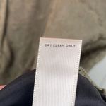 Anthropologie  Moulinette Soeurs Silk Imprint Sleeveless Dress Coral Olive Size 4 Photo 8