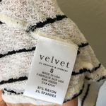 Velvet By Graham And Spencer White Striped Cardigan Photo 5