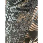 David's Bridal David’s bridal mother of the bride bridesmaid long maxi black dress with gold sh Photo 1