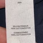 Derek Lam 10 Crosby Eva puff sleeve t-shirt navy blue top size XS Photo 6