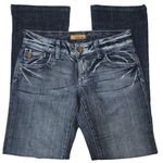 Women's See Thru Soul Denim Blue Straight Jeans Size 25 EUC #0693 Photo 1