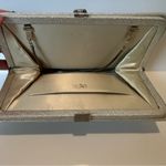 Vintage After Five Silver Metallic Evening Bag Purse Clutch Mother Photo 6