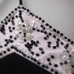 Black Pink Long Corset Gown Dress Black Size 8 Photo 5