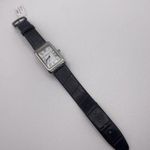 Coldwater Creek Working Watch Black Band / Silver Tone MSRP $59 Croc N Scroll Photo 0