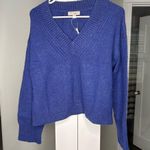 J.Crew NWT Relaxed V-neck Sweater Supersoft Yarn Heather Evening Blue Photo 1
